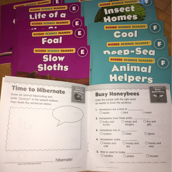 Six sets of early reader sets level A, D, E, F, sight words and Science Readers - Picture 4 of 5